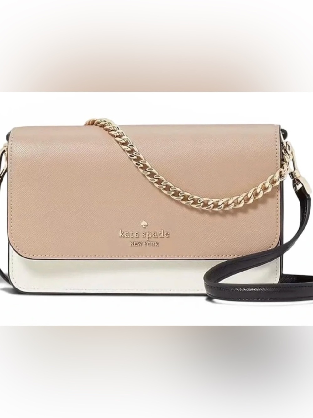 NWOT Kate Spade Madison Willow Mini Flap Crossbody Hazelnut Multi